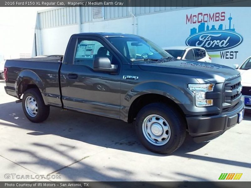 Magnetic / Medium Earth Gray 2016 Ford F150 XL Regular Cab
