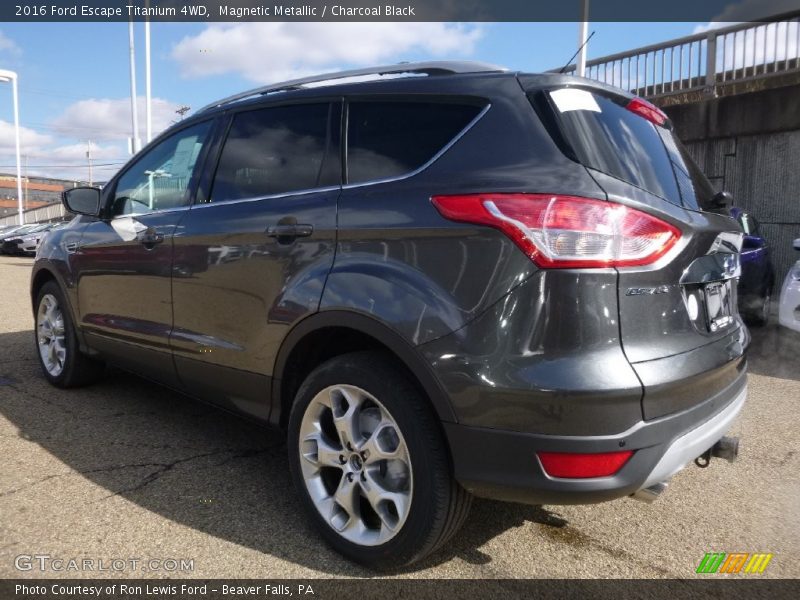 Magnetic Metallic / Charcoal Black 2016 Ford Escape Titanium 4WD