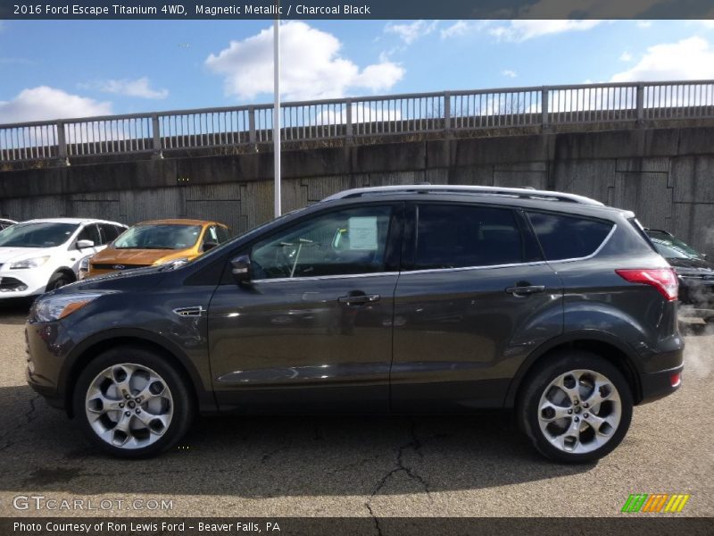 Magnetic Metallic / Charcoal Black 2016 Ford Escape Titanium 4WD