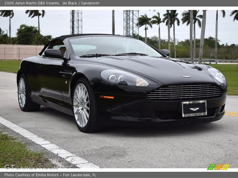 Jet Black / Sandstorm 2006 Aston Martin DB9 Volante