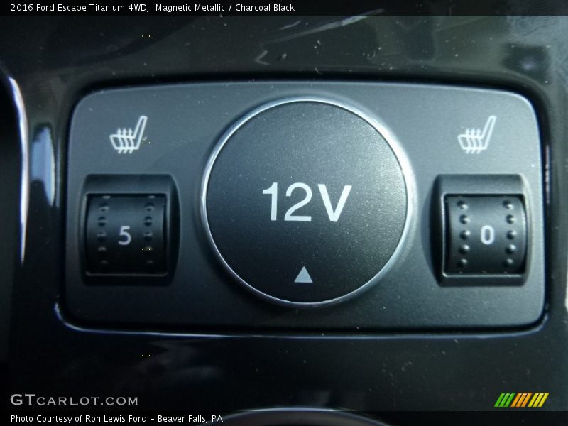 Magnetic Metallic / Charcoal Black 2016 Ford Escape Titanium 4WD