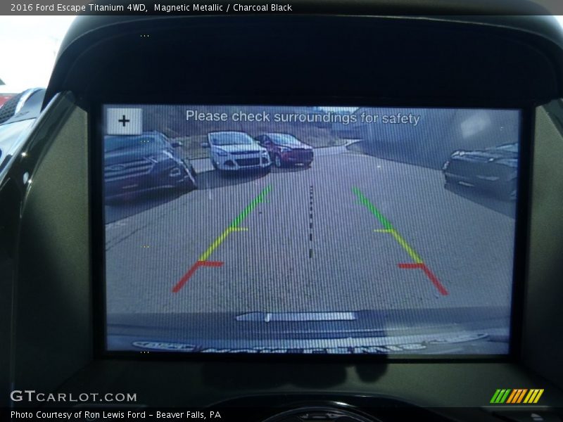 Magnetic Metallic / Charcoal Black 2016 Ford Escape Titanium 4WD