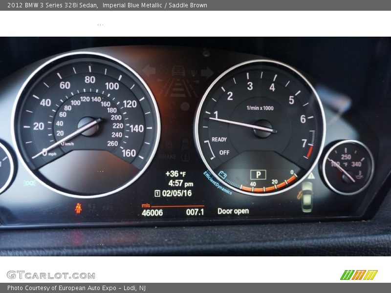 Imperial Blue Metallic / Saddle Brown 2012 BMW 3 Series 328i Sedan