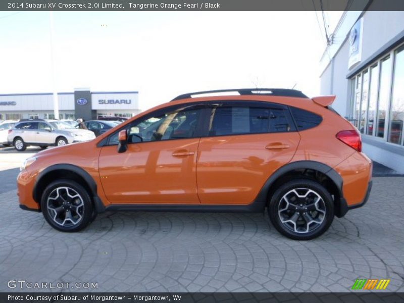 Tangerine Orange Pearl / Black 2014 Subaru XV Crosstrek 2.0i Limited