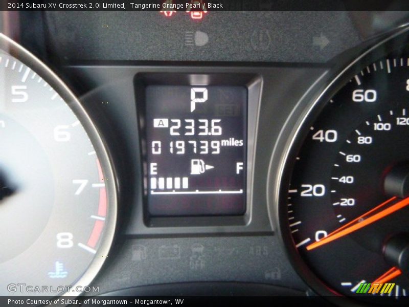 Tangerine Orange Pearl / Black 2014 Subaru XV Crosstrek 2.0i Limited
