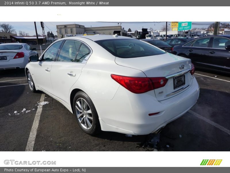 Moonlight White / Wheat 2014 Infiniti Q 50 3.7 AWD Premium