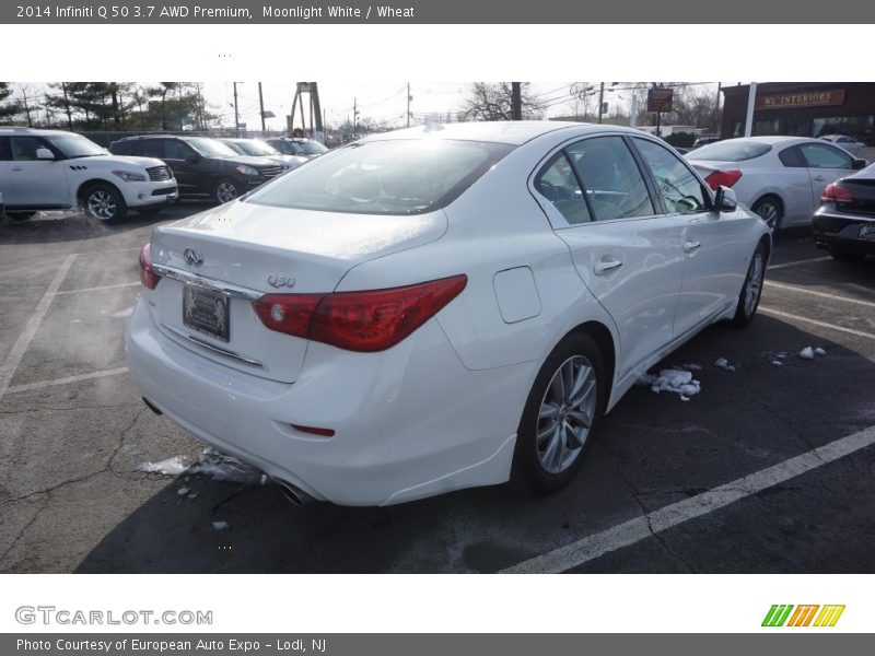 Moonlight White / Wheat 2014 Infiniti Q 50 3.7 AWD Premium