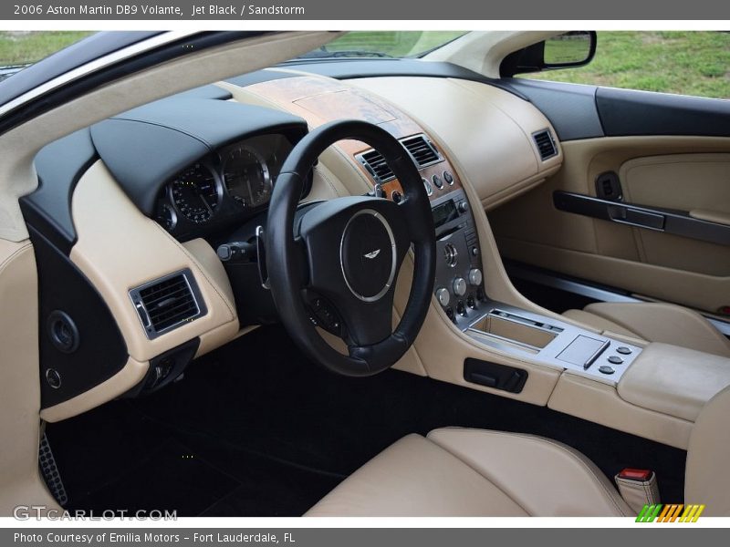 Jet Black / Sandstorm 2006 Aston Martin DB9 Volante