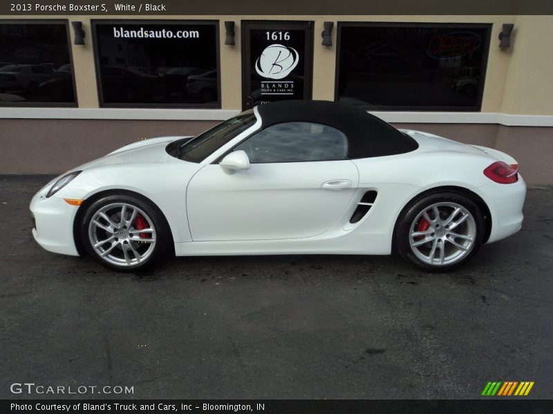 White / Black 2013 Porsche Boxster S