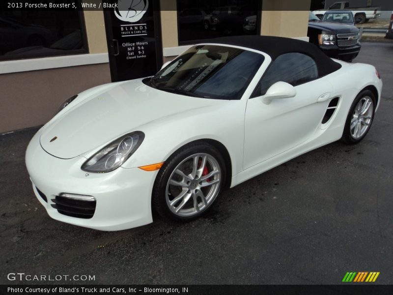 White / Black 2013 Porsche Boxster S