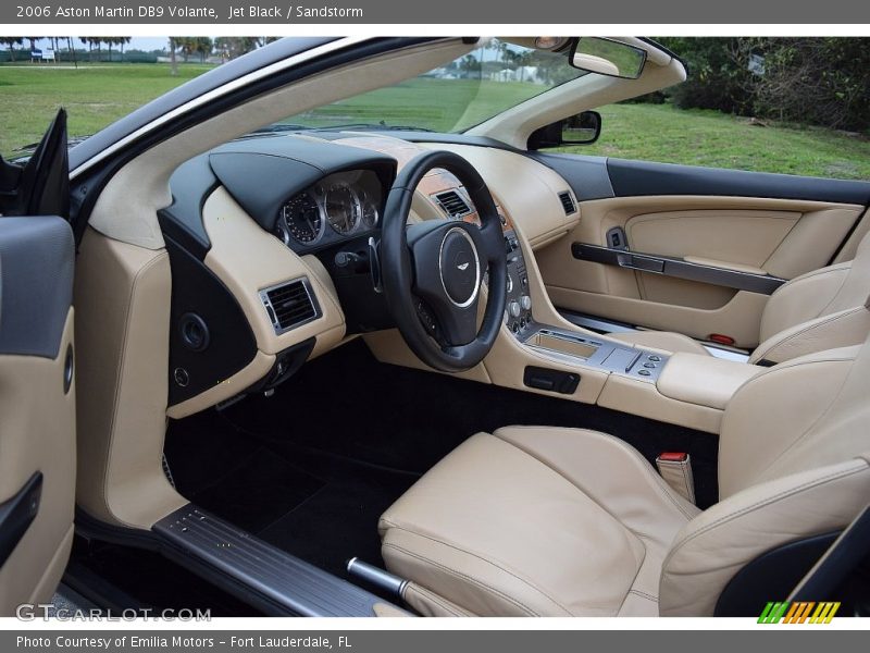 Jet Black / Sandstorm 2006 Aston Martin DB9 Volante