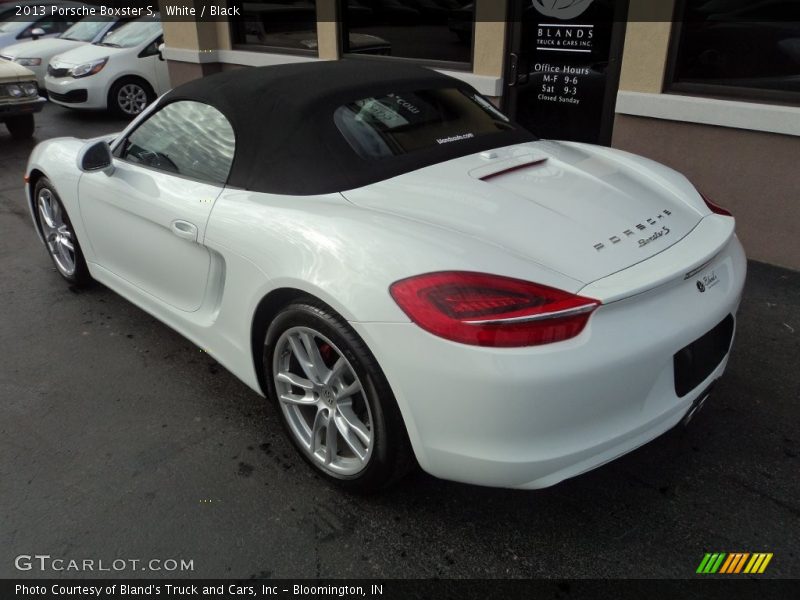 White / Black 2013 Porsche Boxster S