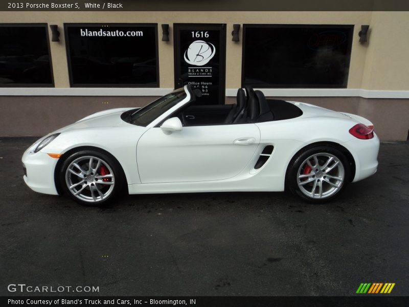 White / Black 2013 Porsche Boxster S