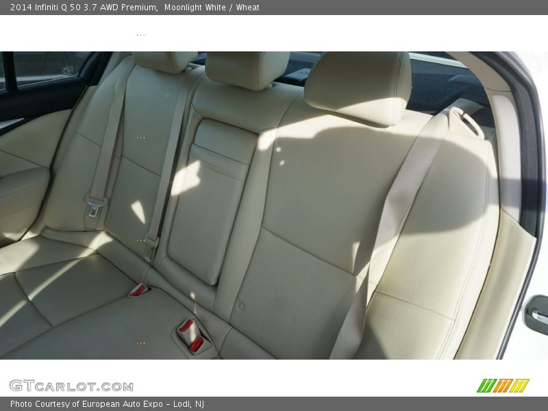 Moonlight White / Wheat 2014 Infiniti Q 50 3.7 AWD Premium
