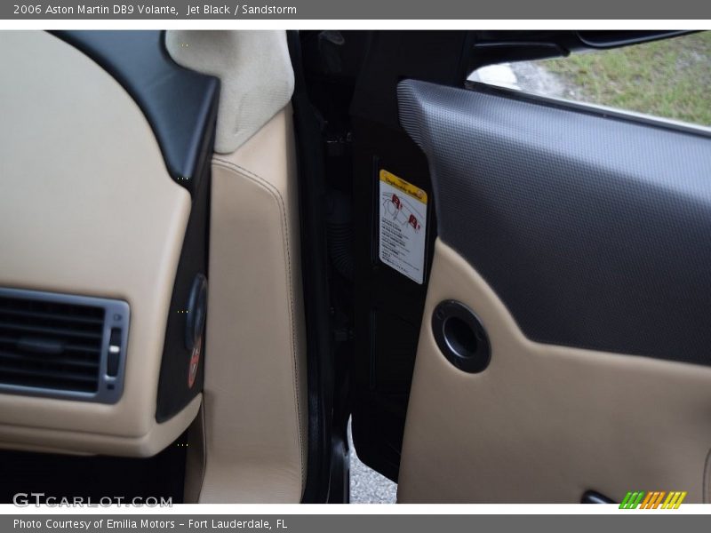 Jet Black / Sandstorm 2006 Aston Martin DB9 Volante