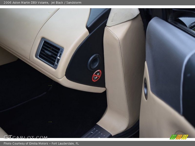 Jet Black / Sandstorm 2006 Aston Martin DB9 Volante