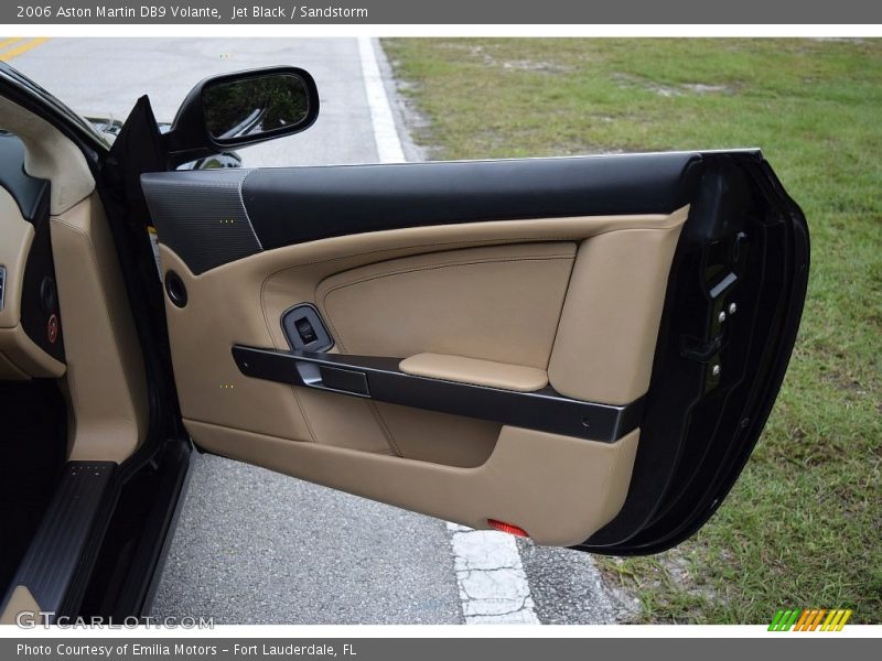 Jet Black / Sandstorm 2006 Aston Martin DB9 Volante