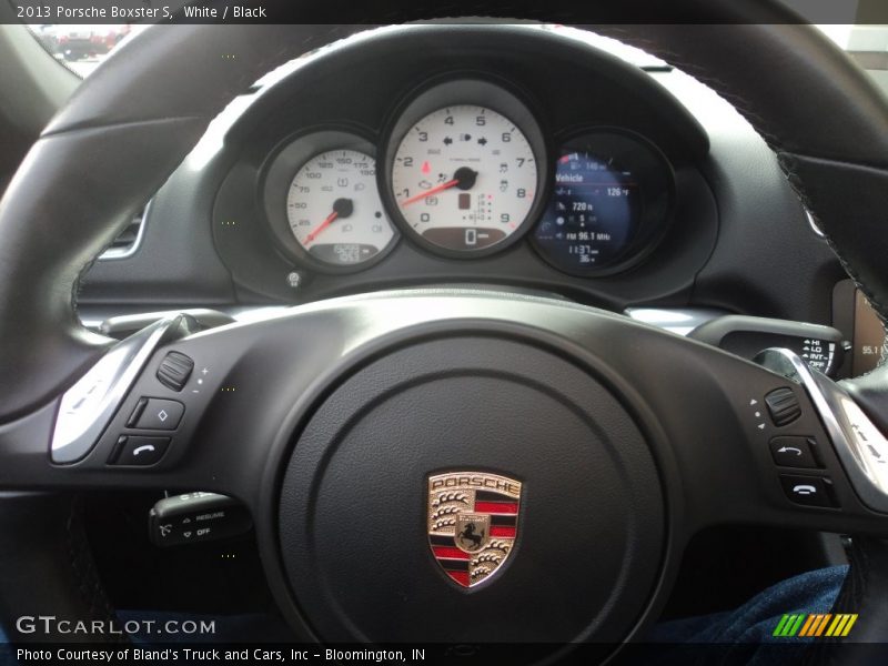 White / Black 2013 Porsche Boxster S