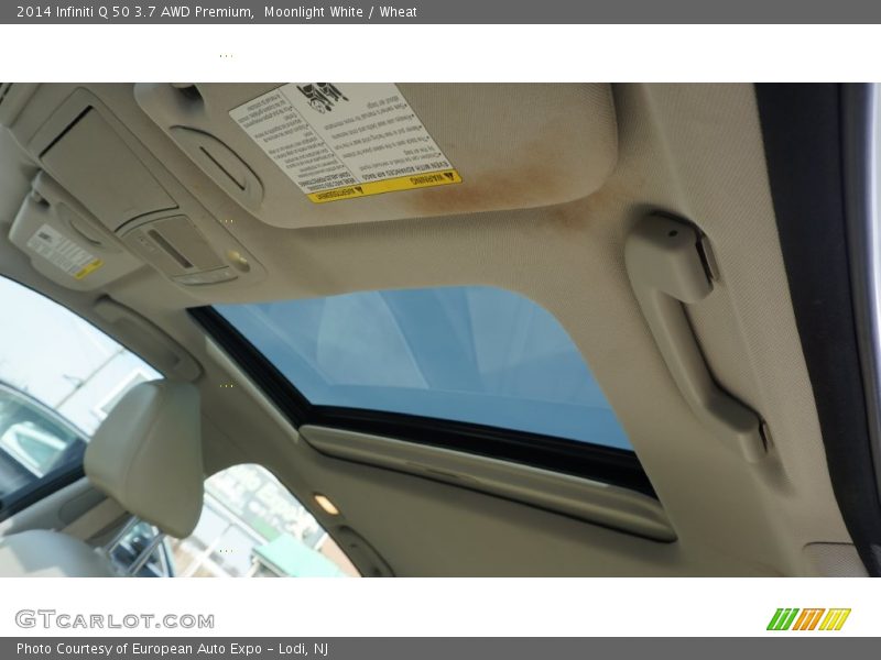 Moonlight White / Wheat 2014 Infiniti Q 50 3.7 AWD Premium
