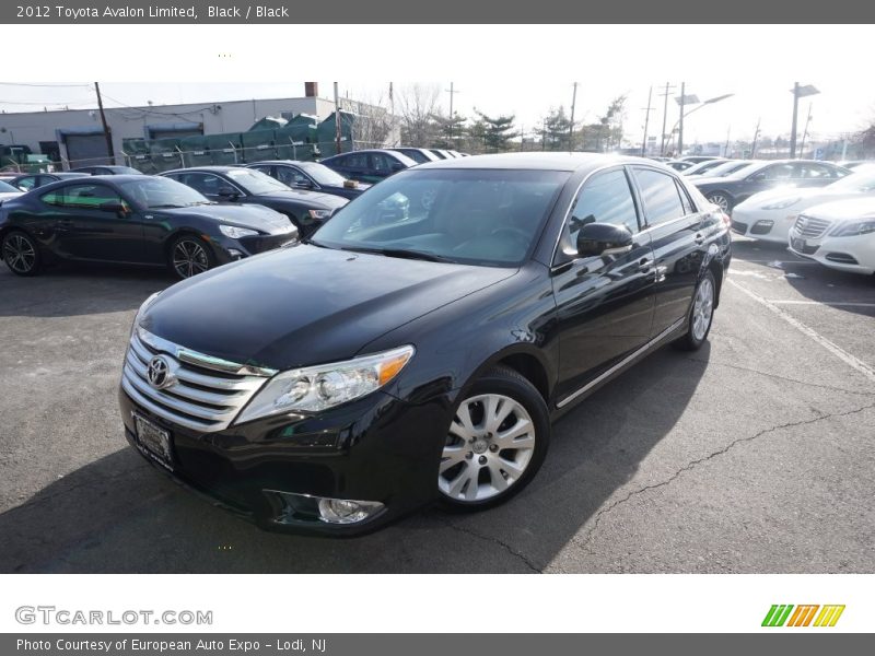 Black / Black 2012 Toyota Avalon Limited