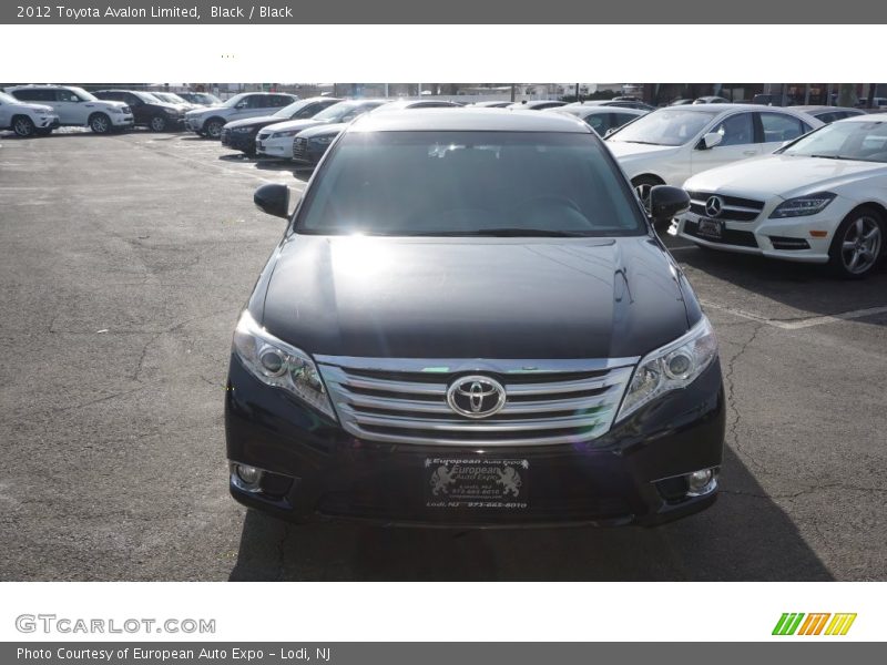 Black / Black 2012 Toyota Avalon Limited