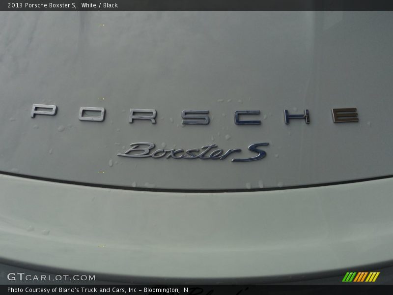 White / Black 2013 Porsche Boxster S