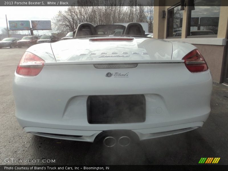 White / Black 2013 Porsche Boxster S