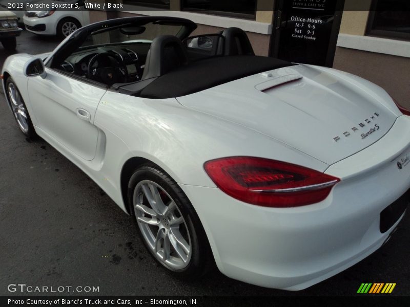 White / Black 2013 Porsche Boxster S
