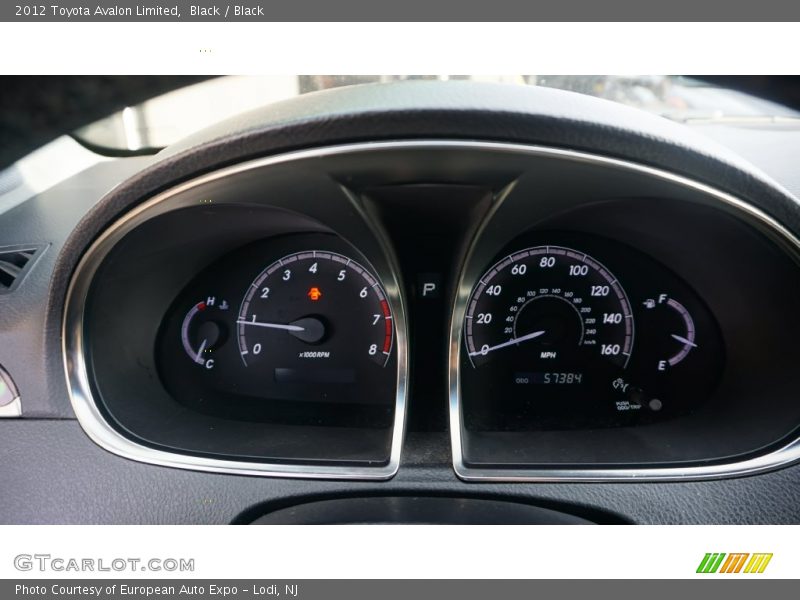Black / Black 2012 Toyota Avalon Limited