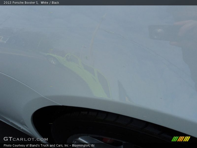White / Black 2013 Porsche Boxster S