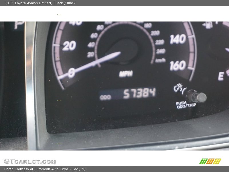 Black / Black 2012 Toyota Avalon Limited
