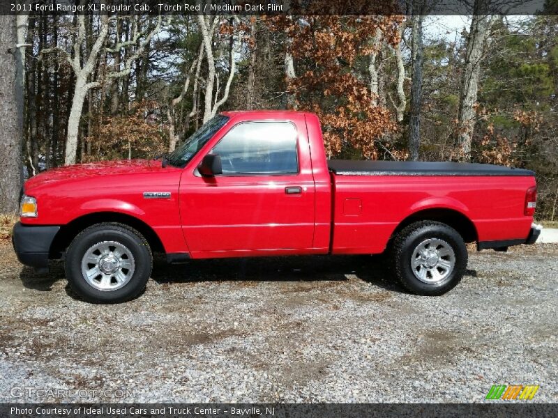 Torch Red / Medium Dark Flint 2011 Ford Ranger XL Regular Cab