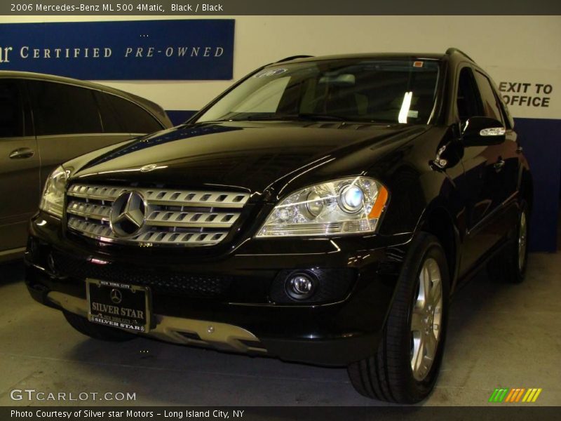 Black / Black 2006 Mercedes-Benz ML 500 4Matic