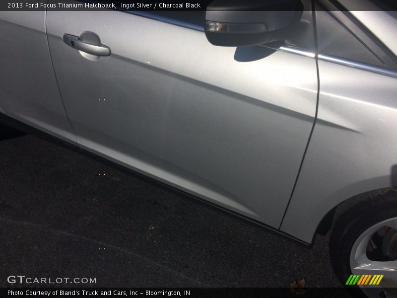 Ingot Silver / Charcoal Black 2013 Ford Focus Titanium Hatchback