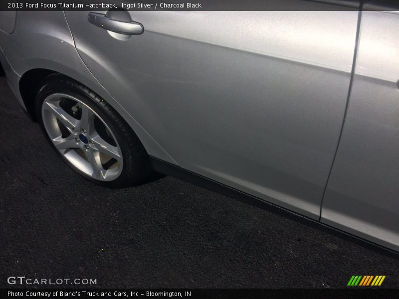 Ingot Silver / Charcoal Black 2013 Ford Focus Titanium Hatchback