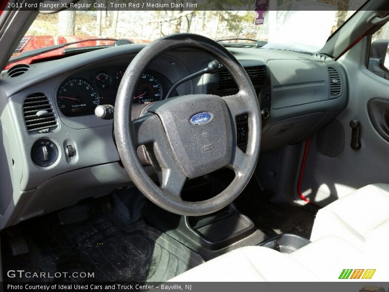 Torch Red / Medium Dark Flint 2011 Ford Ranger XL Regular Cab