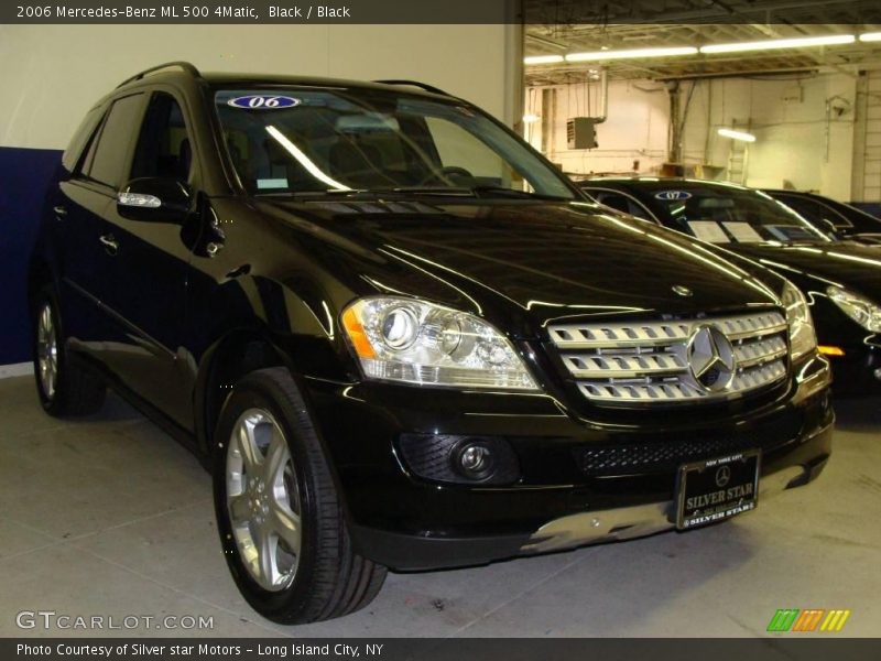 Black / Black 2006 Mercedes-Benz ML 500 4Matic