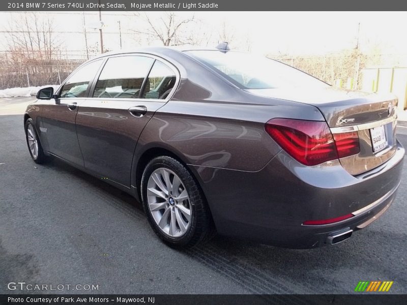 Mojave Metallic / Light Saddle 2014 BMW 7 Series 740Li xDrive Sedan