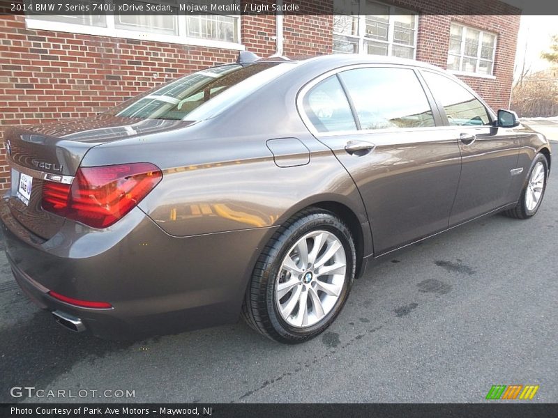 Mojave Metallic / Light Saddle 2014 BMW 7 Series 740Li xDrive Sedan