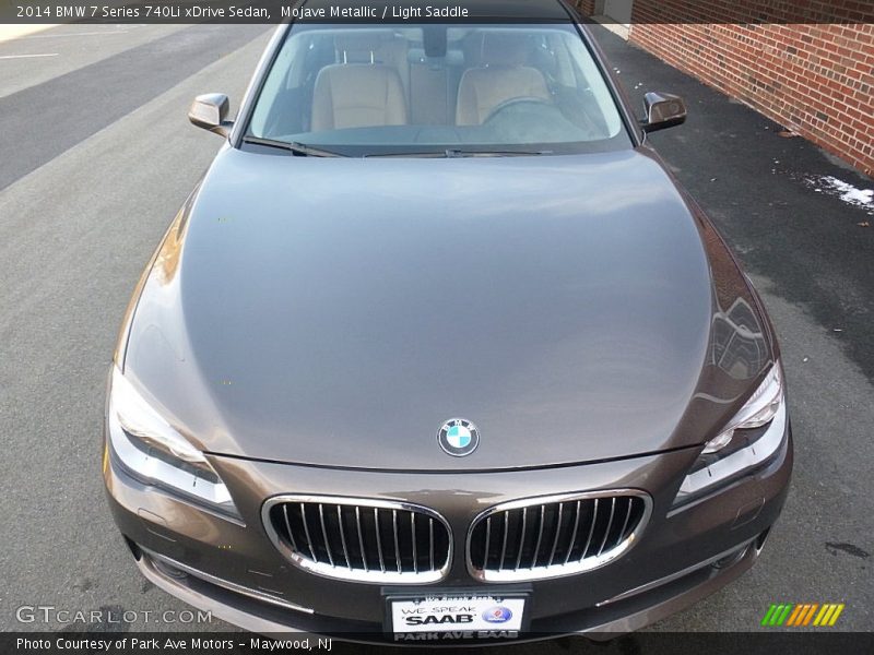 Mojave Metallic / Light Saddle 2014 BMW 7 Series 740Li xDrive Sedan