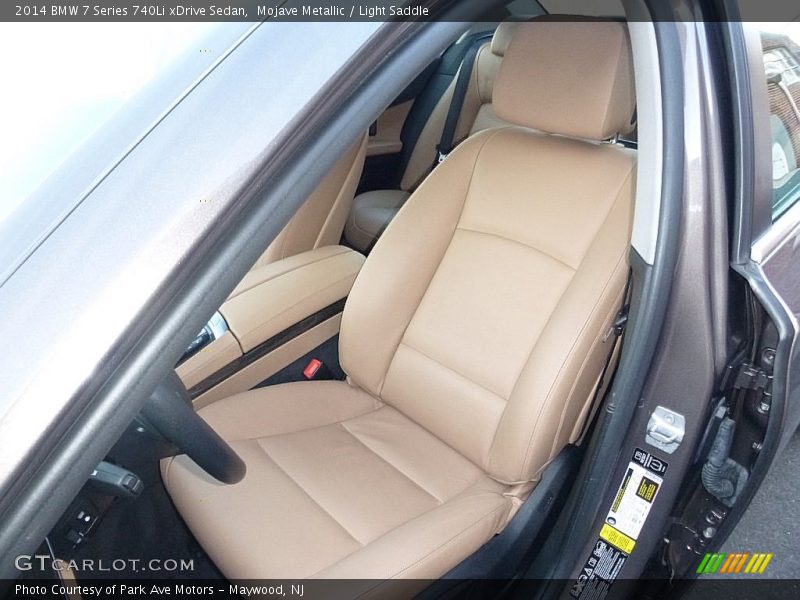 Mojave Metallic / Light Saddle 2014 BMW 7 Series 740Li xDrive Sedan