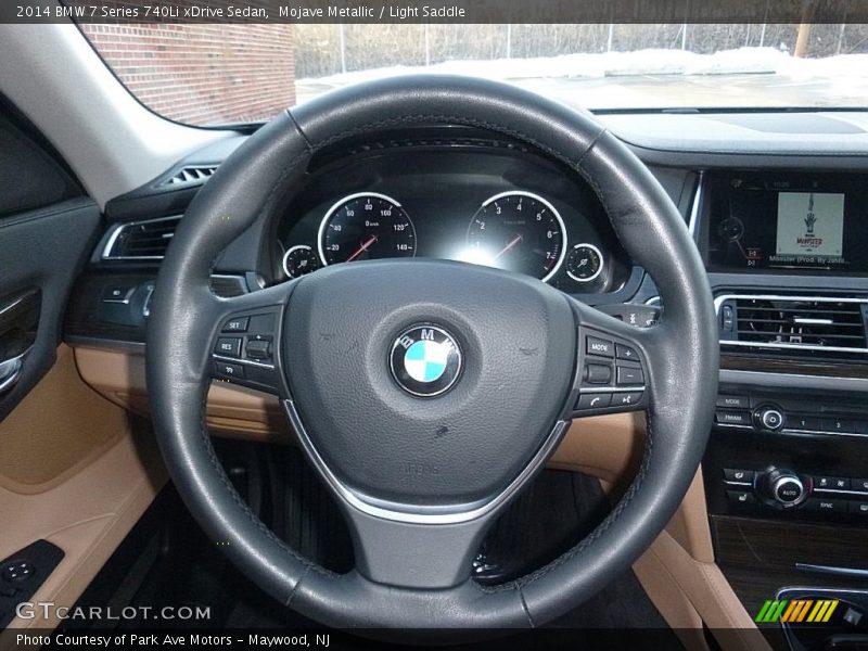 Mojave Metallic / Light Saddle 2014 BMW 7 Series 740Li xDrive Sedan