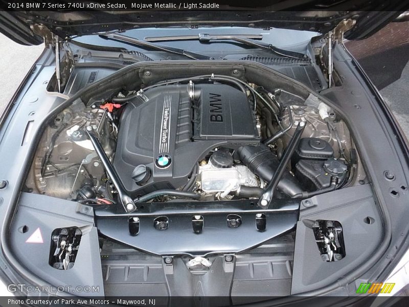 Mojave Metallic / Light Saddle 2014 BMW 7 Series 740Li xDrive Sedan