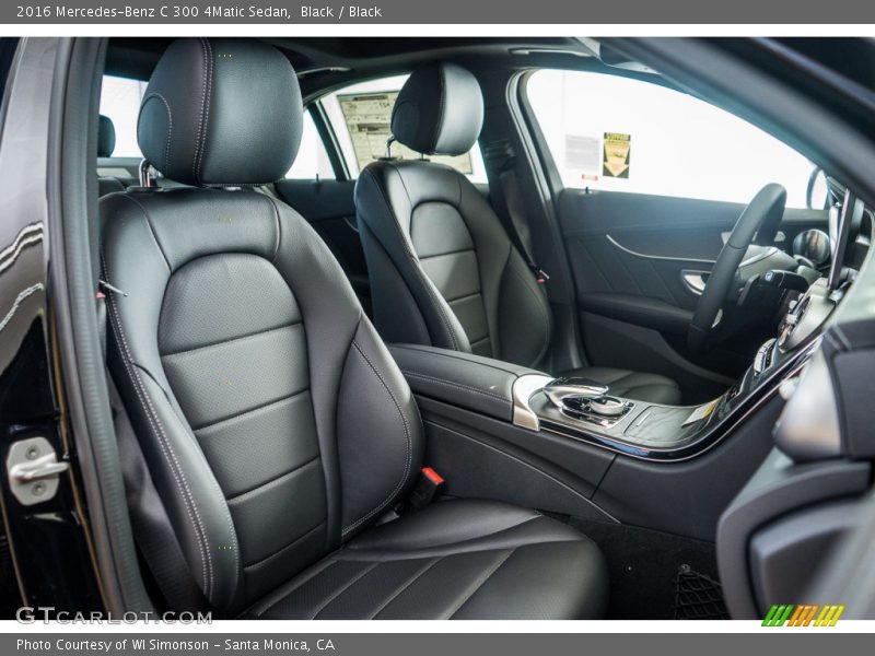 Black / Black 2016 Mercedes-Benz C 300 4Matic Sedan