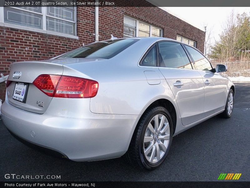 Ice Silver Metallic / Black 2012 Audi A4 2.0T quattro Sedan