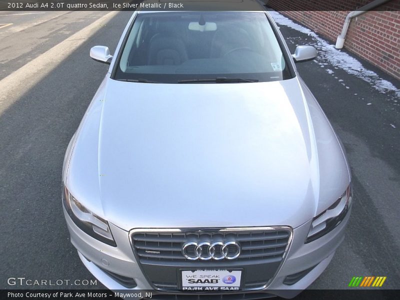Ice Silver Metallic / Black 2012 Audi A4 2.0T quattro Sedan