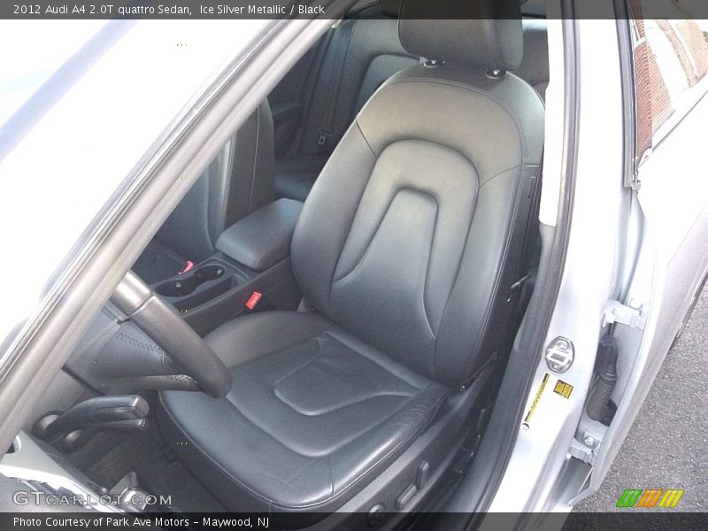 Ice Silver Metallic / Black 2012 Audi A4 2.0T quattro Sedan