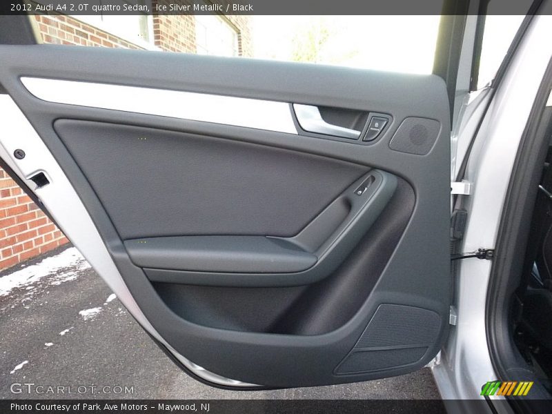 Ice Silver Metallic / Black 2012 Audi A4 2.0T quattro Sedan