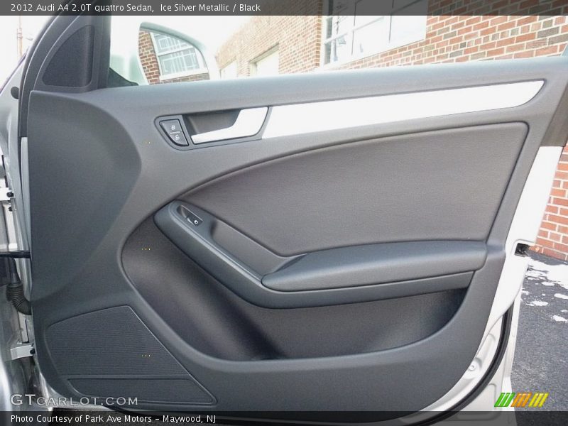 Ice Silver Metallic / Black 2012 Audi A4 2.0T quattro Sedan