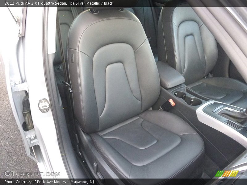 Ice Silver Metallic / Black 2012 Audi A4 2.0T quattro Sedan